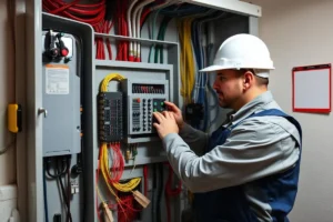 Backup generator electrical controls installed for a Holbrook property