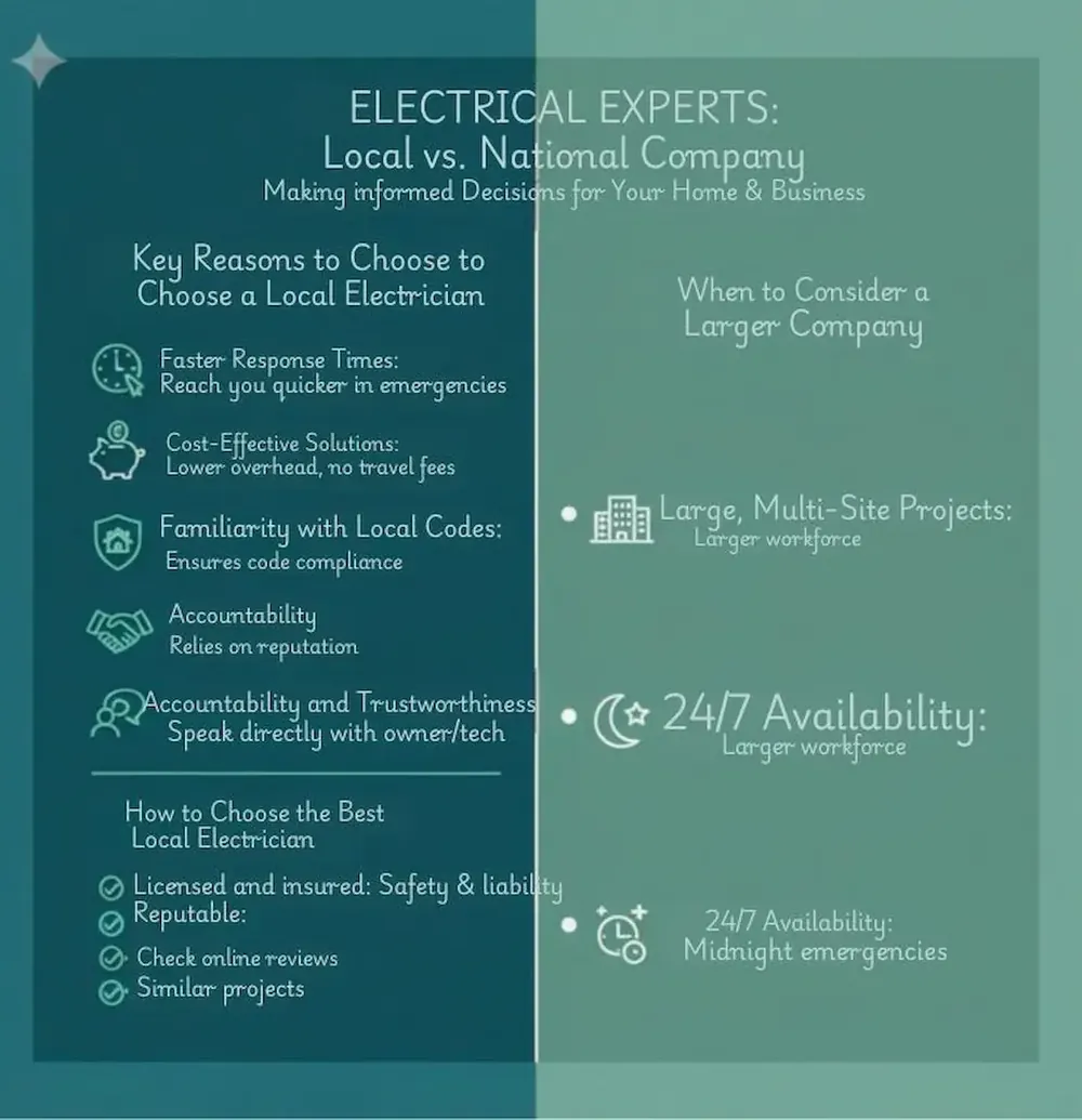 How to Choose Your Next Electrician in Long Island 9 Why choose a local electrician: benefits and comparison guide